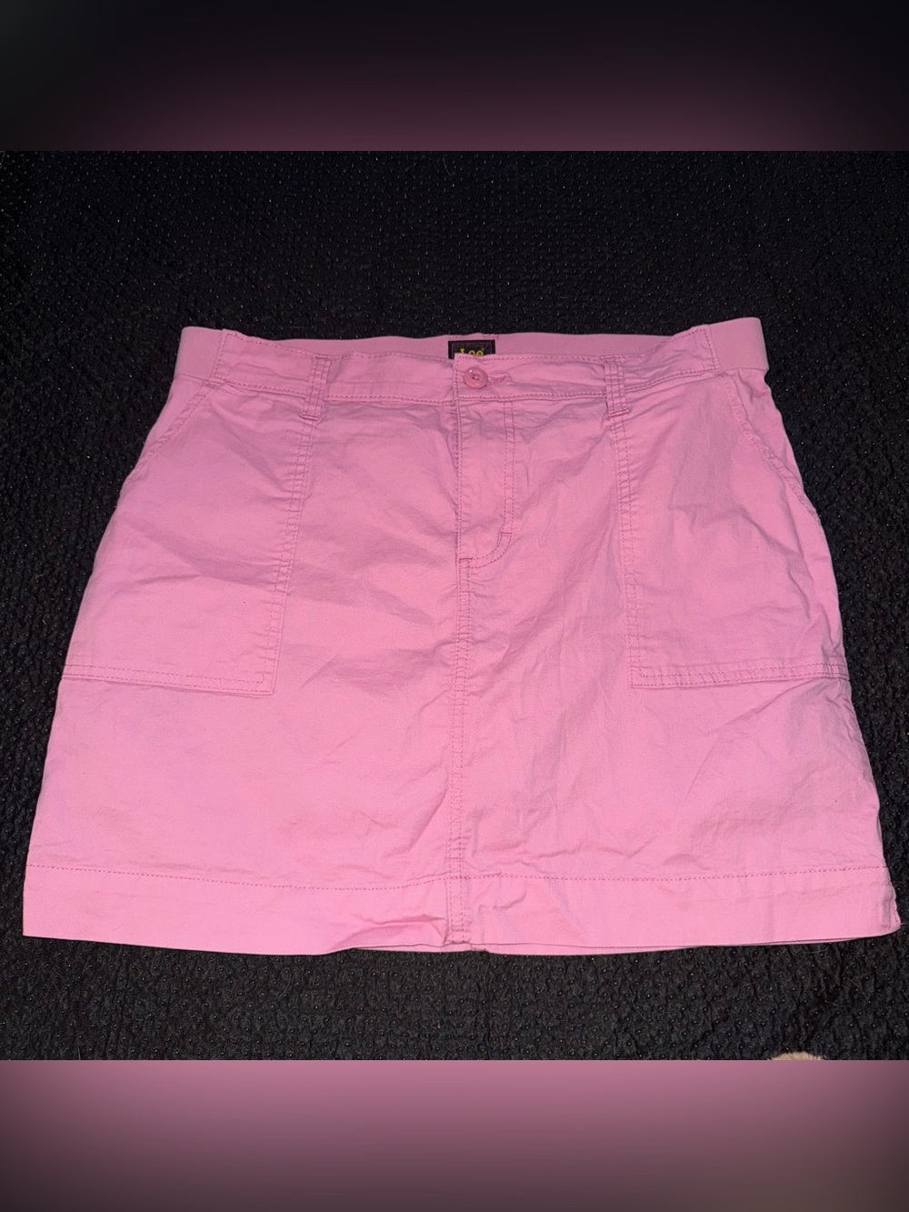 Vintage Lee plus size Pink Mini Skirt